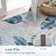 Modern Machine Washable Rug with Rubber Non-Slip Backing for Living Room, Dining Room, Bedroom, Office & Playroom