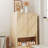 Shoe Cabinet Storage for Entryway, Wooden Shoe Storage Cabinet with 2 Fluted Doors & Adjustable Shelves, 34.65"x14.56"x44.49" Narrow Entryway Cabinet for Porch, Hallway