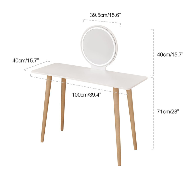 Daggett Dressing Table with Mirror