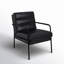 Keeley 23.5" W Top Grain Leather Armchair-1421850148