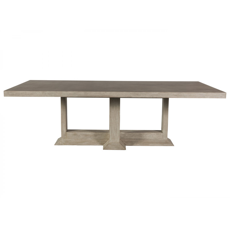 Bianco Transitional Mahogany Rectangular Dining Table