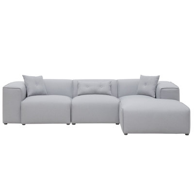 Salome 3 Seater Corduroy Corner Sofa 