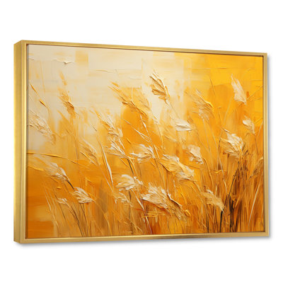 «Sunset Meadow Golden Landscape» sur toile