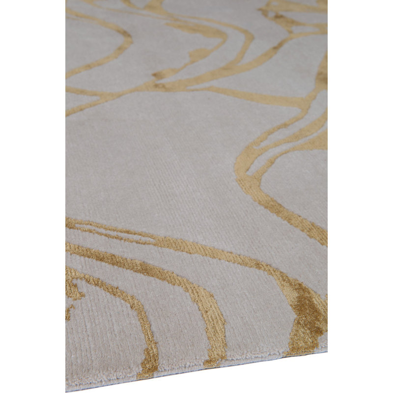 Flow Bronze Area Rug, Rectangle 10' x 14'