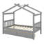 Lit en bois avec tiroirs-345080061