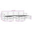  Ensemble de salon de jardin en bois de pin massif blanc, contreplaqué modulaire moyen