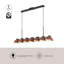 Luminaire suspendu linéaire noir 42 po Atlas