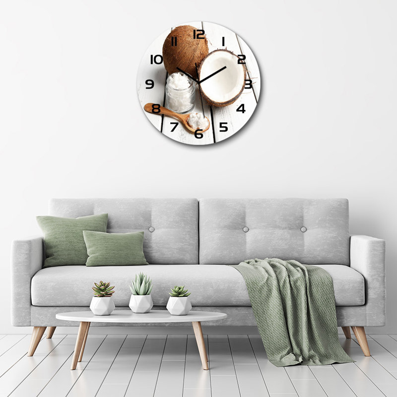 Jonae Glass Wall Clock