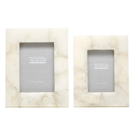 Stone Picture Frame - Set of 2