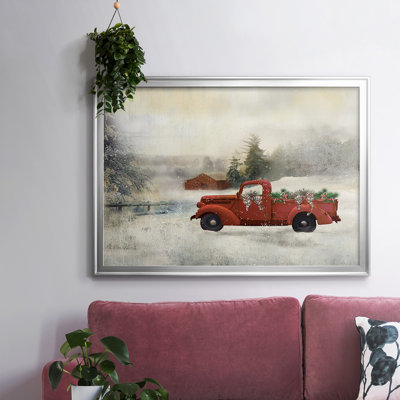 " Red Barn Winter "