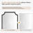 Laritha Bathroom/Vanity Mirror with Wood Frame-296611955-316077280