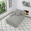 Milbrey Oversized Upholstered Chaise Lounge with Armrests & Throw Pillows-1671006389-1659278646-1617103228