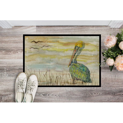 Tapis d’extérieur antidérapant intérieur/extérieur antidérapant pelican Maia