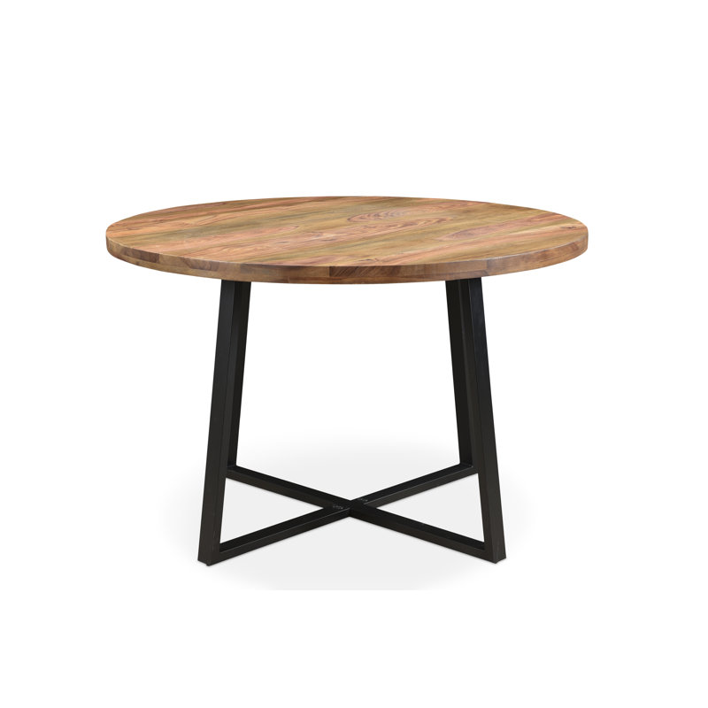Table de salle à manger ronde 48 po, Naturel