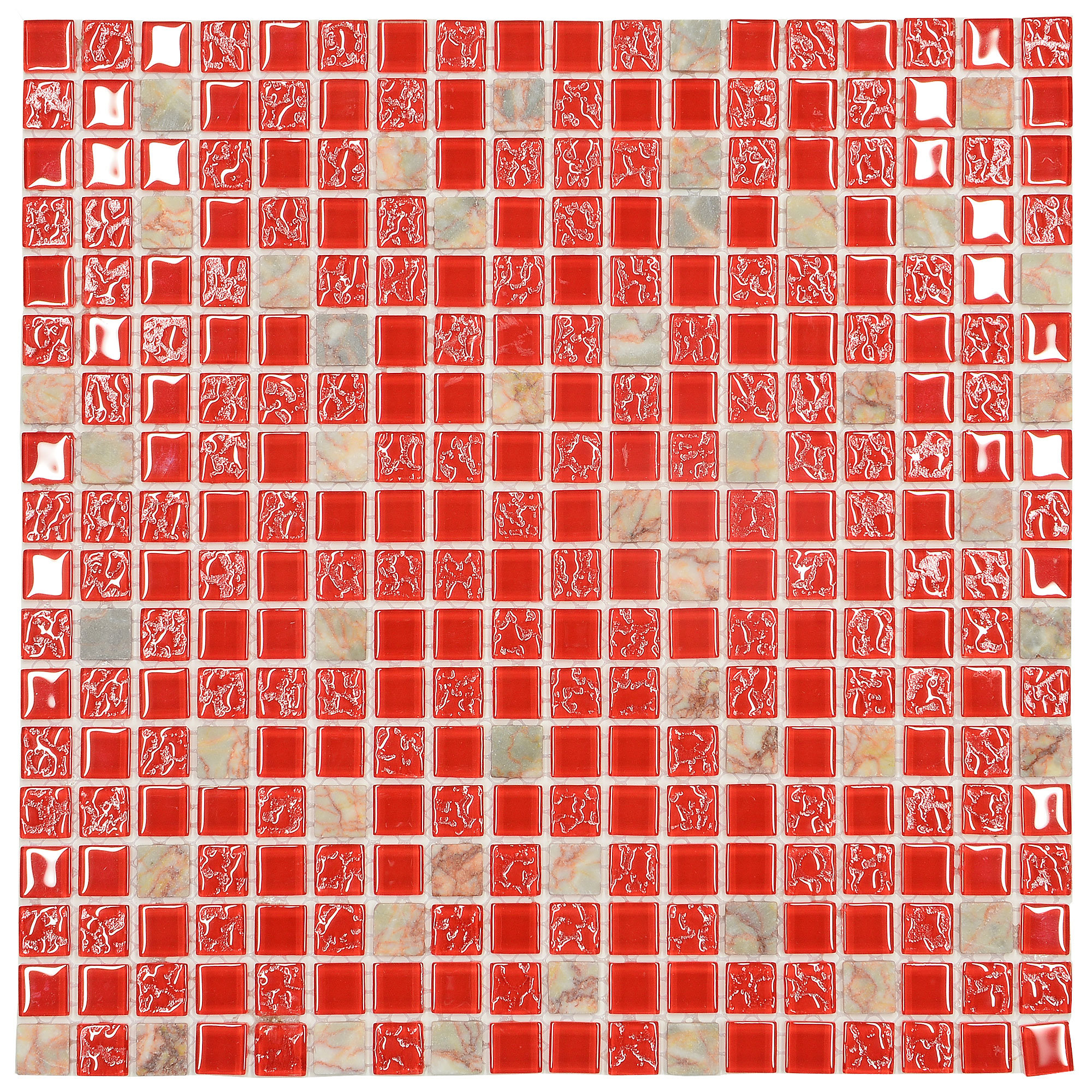 Mosaic Kitchen 0.59" x 12" Mosaic Sheet Wall Floor Tile | Wayfair