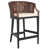 Dark Brown/White Seat/Black Frame