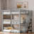 Triple Bunk Bed With Storage Staircase-106733123