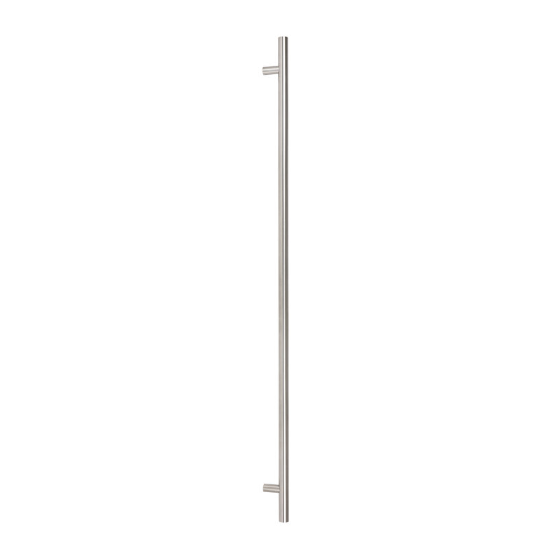 SS (316) 1.5m T Bar Handle Bolt Fix 32mm Ø, Satin Nickel