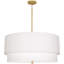 Luminaire suspendu Robert Abbey Decker en laiton moderne Aw139