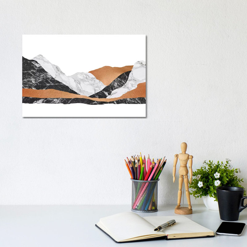 Marble Landscape I by Orara Studio - Wrapped Canvas Gallery-Wrapped Canvas Giclée, 20.32 cm H x 30.48 cm W
