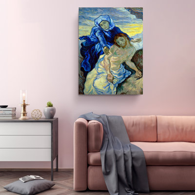 Pieta 1890 Reproduction " by Vincent Van Gogh