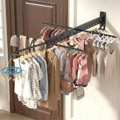 Collapsible Wall-Mounted Drying Rack