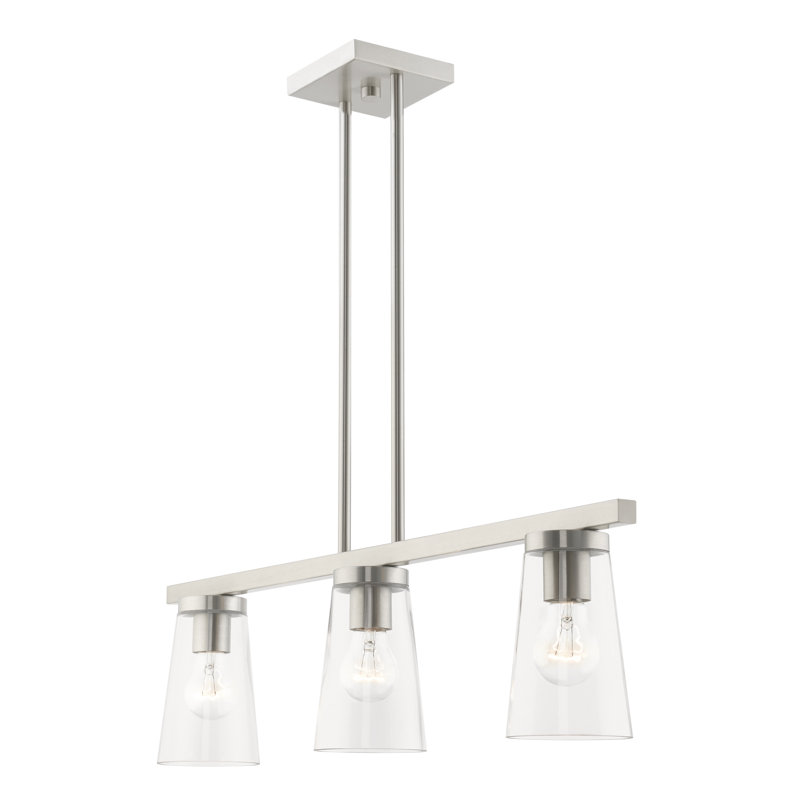 Lustre linéaire Yorick, Nickel brossé