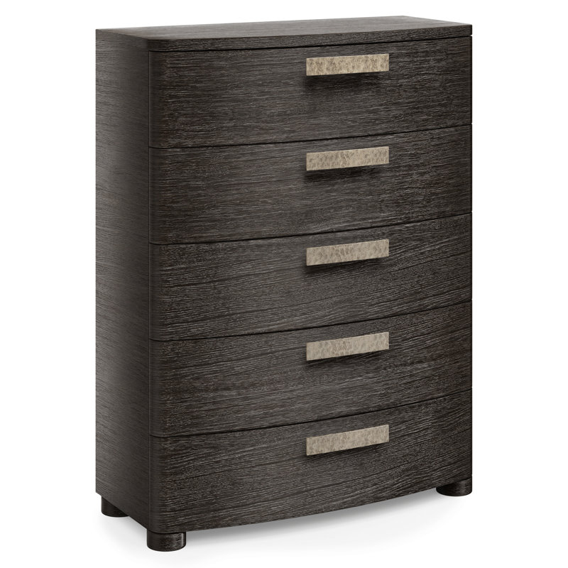 Geneve 5 - Drawer Solid Wood Dresser