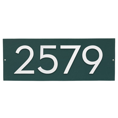 Floating 1-Line Wall Address Plaque