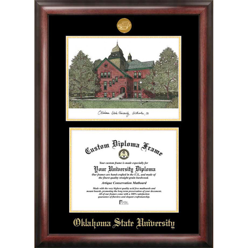 Cadre photo oklahoma state cowboys diplômé NCAA
