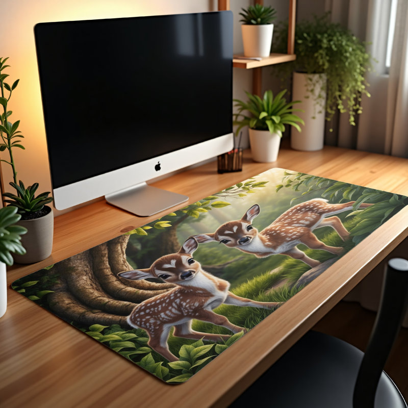 Polyester Desk Pad, 14.4x12.1