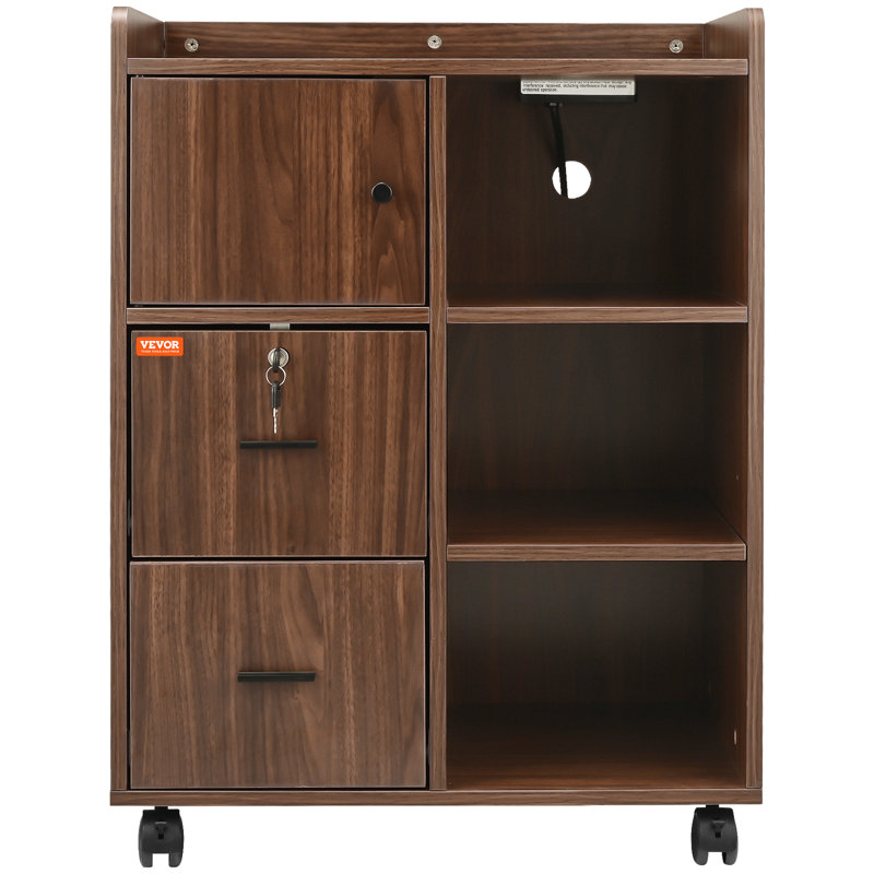 Support d'imprimante avec roulettes H 32 po x l 23,6 po