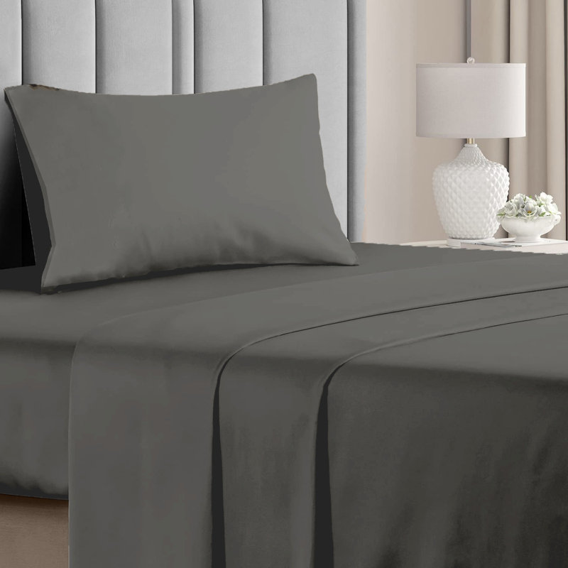 Rayon Sheet Set, Gray