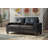 Ritter Modular Black Sofa Faux Leather-147430091