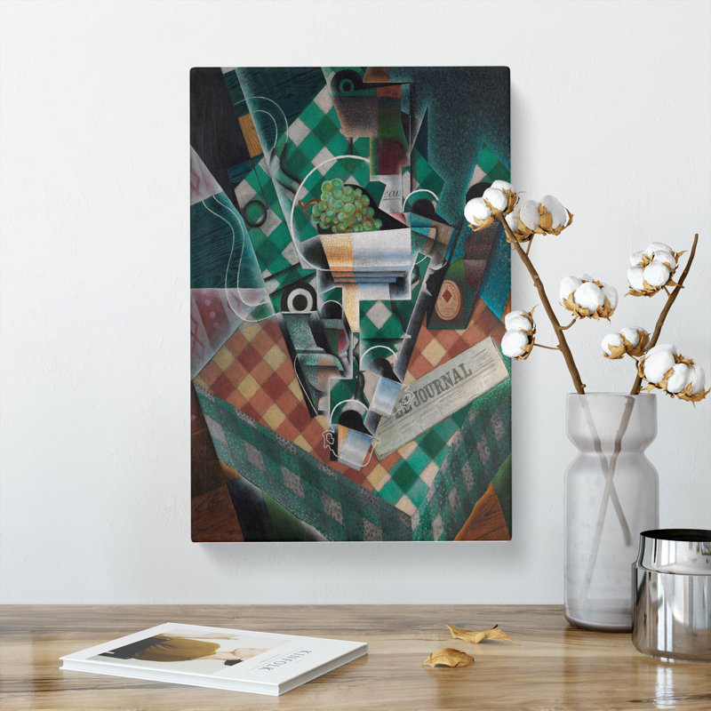 Checked Tablecloth by Juan Gris - Wrapped Canvas, 76cm H x 50cm W x 3cm D