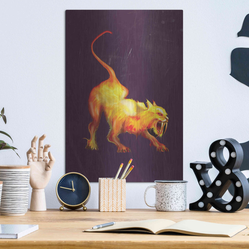 " Saber Tooth " by Michael Stewart, 16" H x 12" W