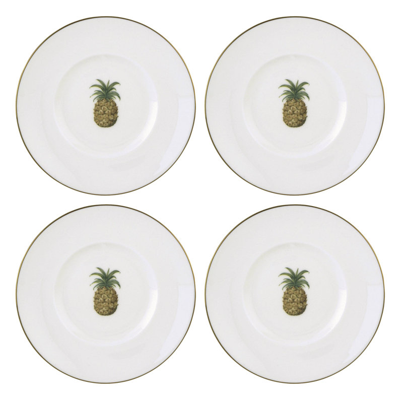 Lenox British Colonial Bamboo Dessert Plates, Set of 4