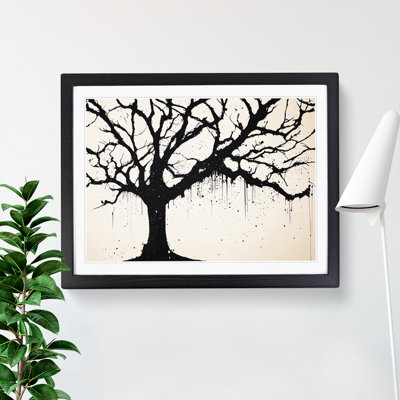 Ethereal Tree Abstract - Framed Print