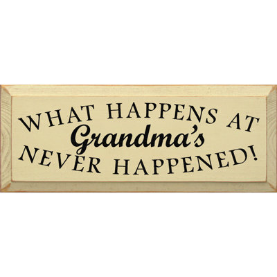 " What Happens At Grandma "