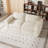 Boneless Wide Corduroy Compression Modular Upholstered Sponge Sofa Cloud Boneless Loveseat Sofa With No Assembly Required-2119784586