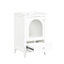 Meuble-lavabo de 20 po avec lavabo, armoire de salle de bain avec porte en verre à fermeture douce, tiroir-1521199100