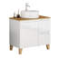 Meuble-lavabo autoportant avec lavabo