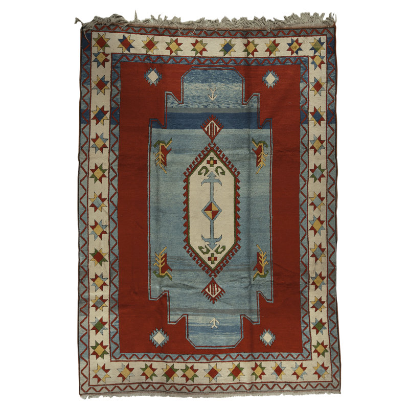 Wool Southwestern Area Rug