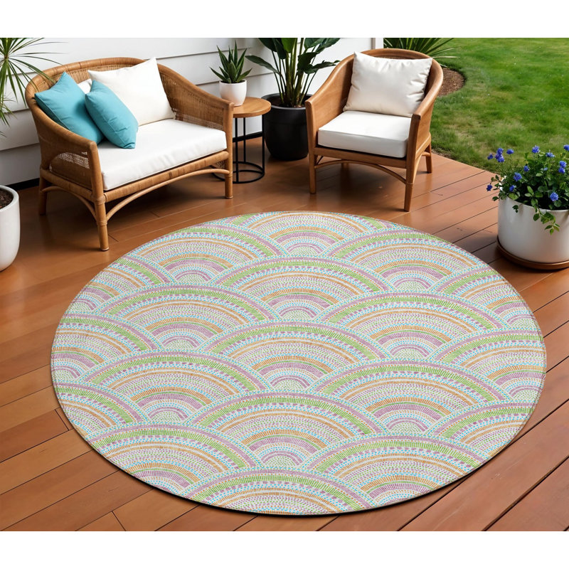 Tapis rond 8 po