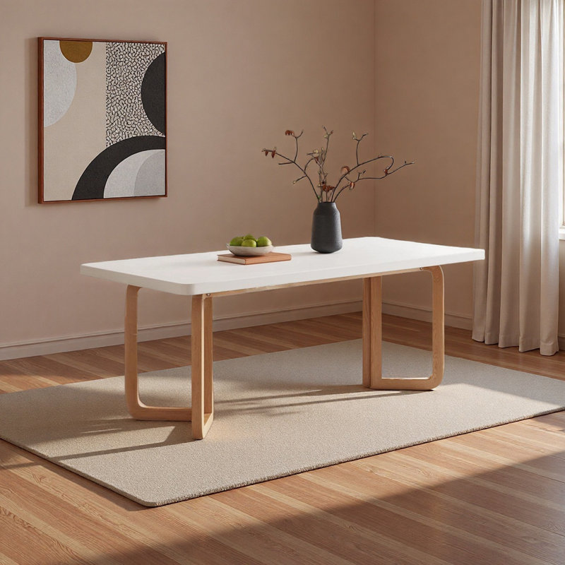 Élégante table de salle à manger française, 29,92 po H x 55,11 po L x 31,49 po l