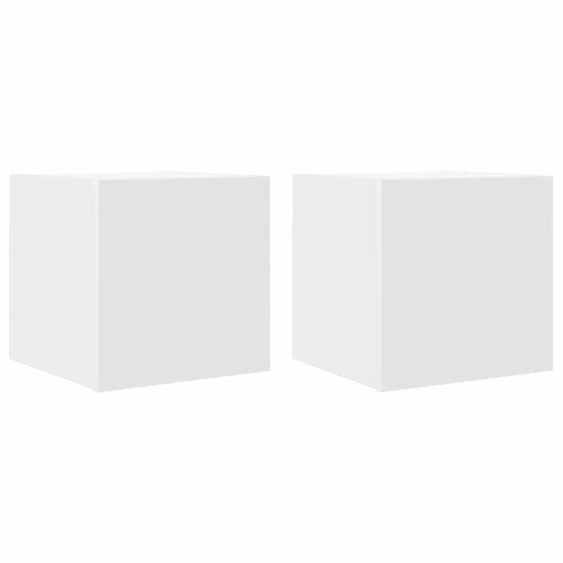 Lilika Wall Mounted TV Cabinets 2 pcs 30,5x30x30 cm, White
