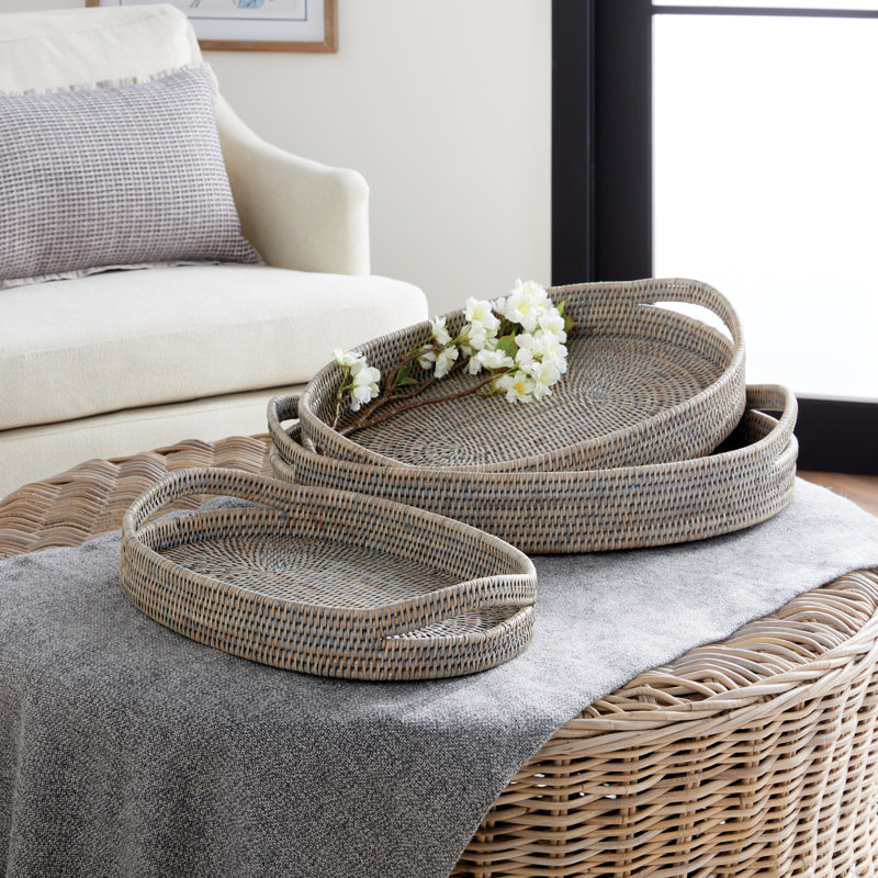 Burma Rattan/Wicker Decorative Tray