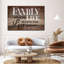 «Family Life», citation typographique, impression sur toile-92517379