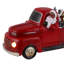 Magie de Noël camion rouge animé nostalgique de 11 po - Père Noël noir