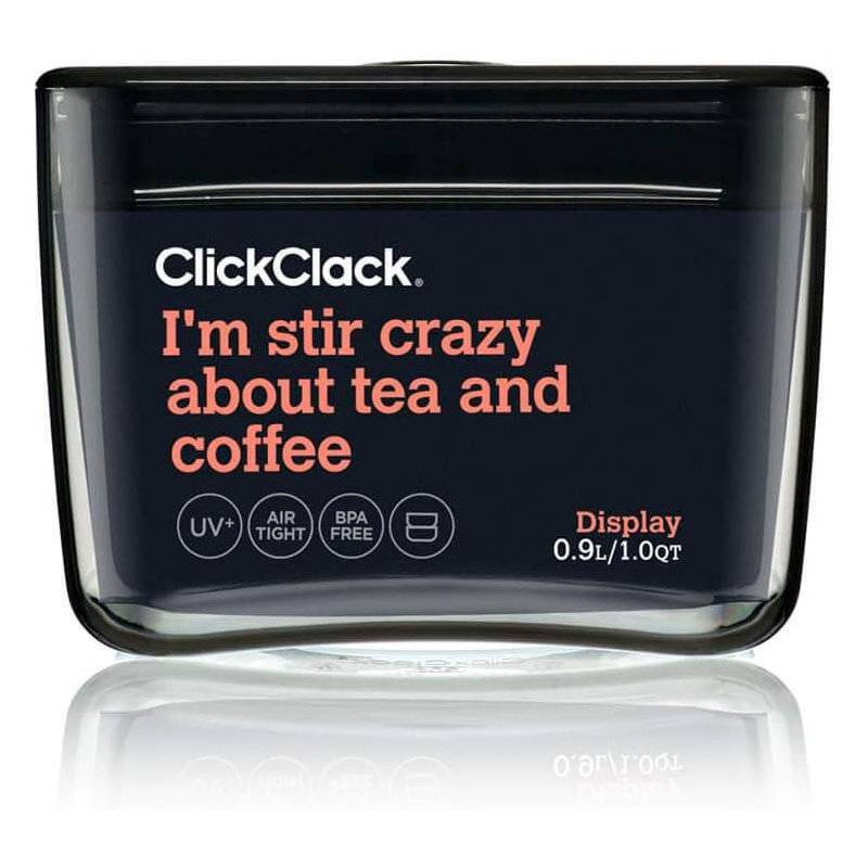 ClickClack Display Cube Canister, 32 oz
